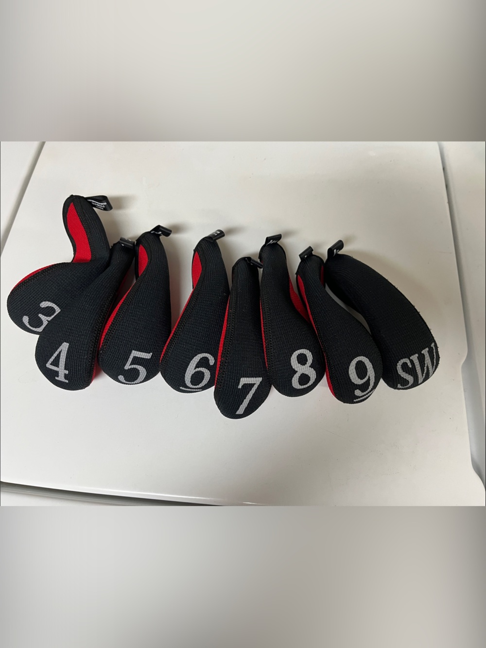 Stealth Red & Black Golf Club covers hybrid Set of 8